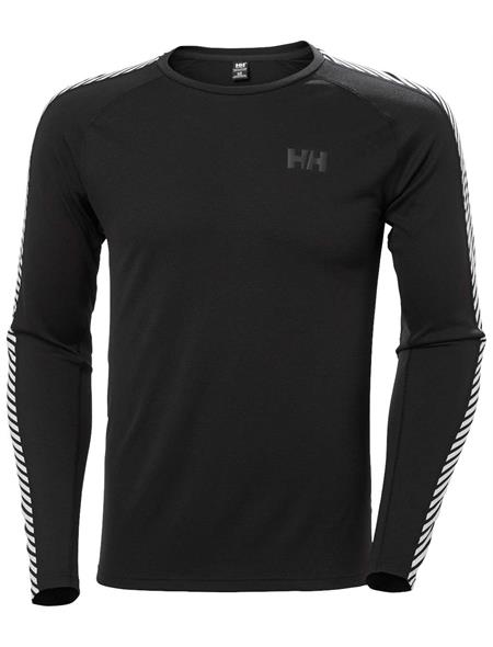 Helly Hansen Mens Lifa Active Stripe Crew Baselayer Top